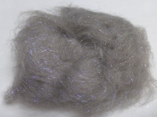 Laser UV Dry Fly Dubbing Grey